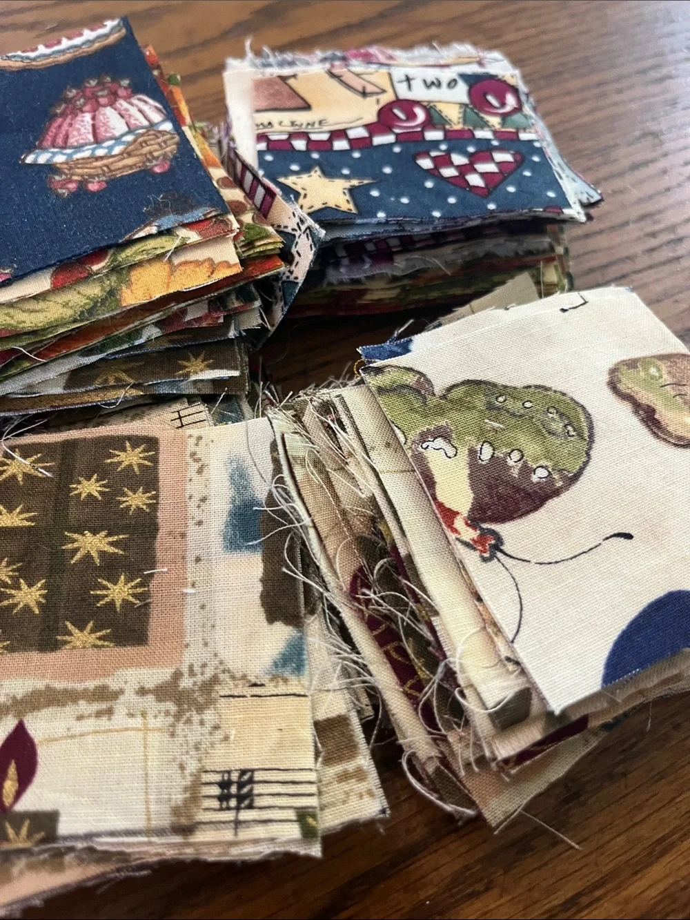 Minin cotton quilt Holiday Fabric Squares